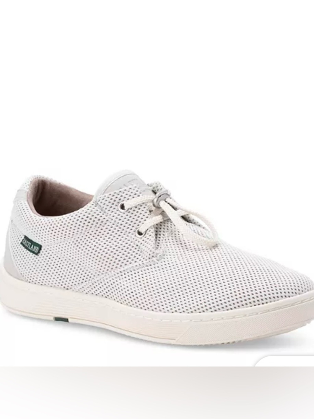 Eastland White Men’s Mesh Lace-Up Sneakers
